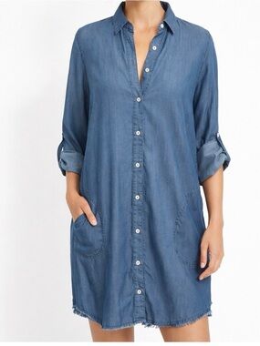 Tommy Bahama denim chambray shirt dress